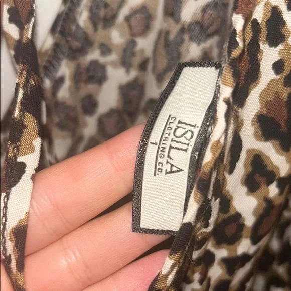 Leopard Print Sleeveless Dress - Picture 7 of 7